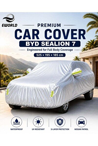 zeetwo Waterproof UV Resistant Full Car Cover for BYD Sealion 7 - All Weather...
