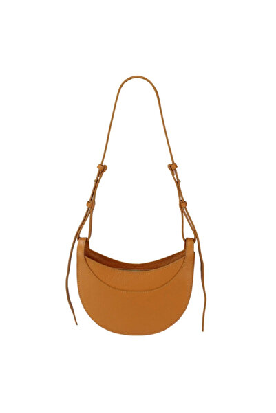 matis atelier Geantă crossbody de damă din piele Afina - Cognac