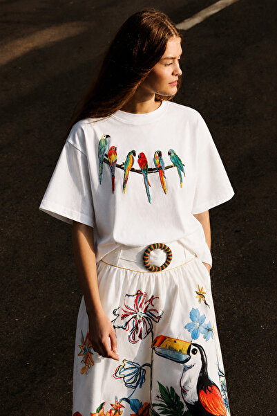 Jose Clothing Oversized Short-Sleeve Printed T-Shirt