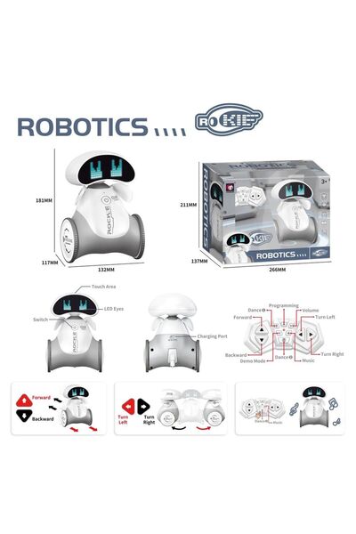 Blue Toys Τηλεκατευθυνόμενο Ρομπότ Rokie (MKV412384)