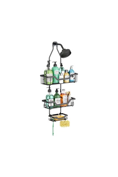 Tradesor Κρεμαστή ραφιέρα ντουζιέρας - 7525 - 421618 - Black