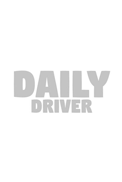 OEM Autocolant auto „Daily driver”, 10 cm, Alb