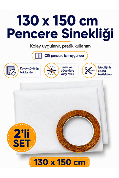 Magiclady 2li 130x150 5,6 Metre Cırt Bantlı Sökülüp Kesilebilir Takılabilen Ç...