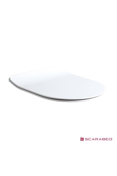 SCARABEO 5530BS-301 White Matt Κάλυμμα Βακελίτη Slim Soft Close