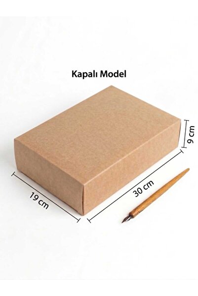 Kutu Ambarı Kraft Kutu Karton Hediye Kutusu 19x30x9 cm