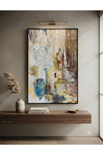 BİEV Dekoratif Modern Epoksi Tablo (70x110 cm)