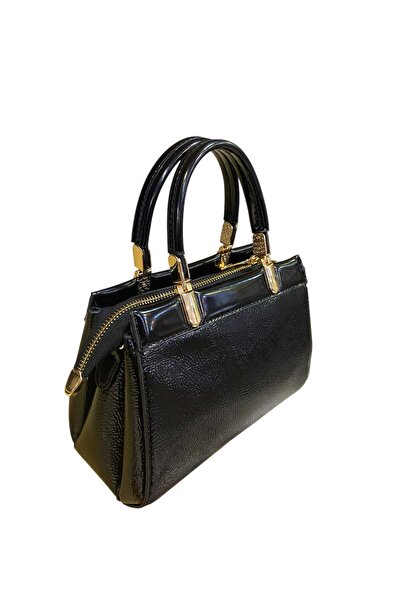 Senna Collection Изчистена и стилна чанта с акцентни детайли, с дръжка и през...