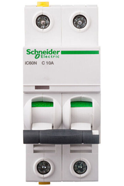 Schneider Electric Disjunctor automat 10A bipolar AC/DC A9F04210