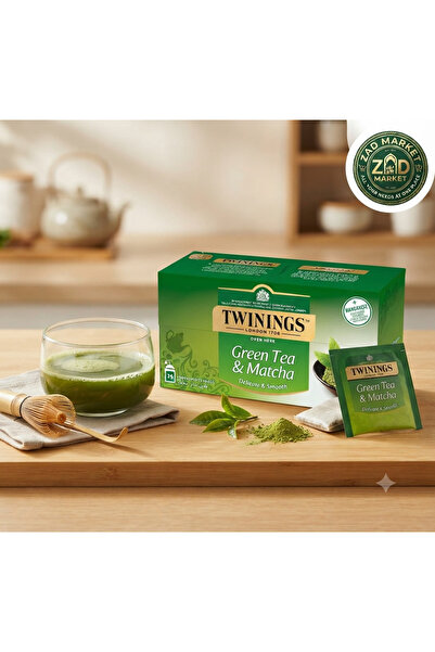 Twinings Twinings Green Tea with Matcha - Experience Clear Refreshment - 25 Bags