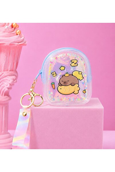 EMKSHOP Capybara Puffy Mini Wallet Bag (10.5 cm * 8.5 cm)