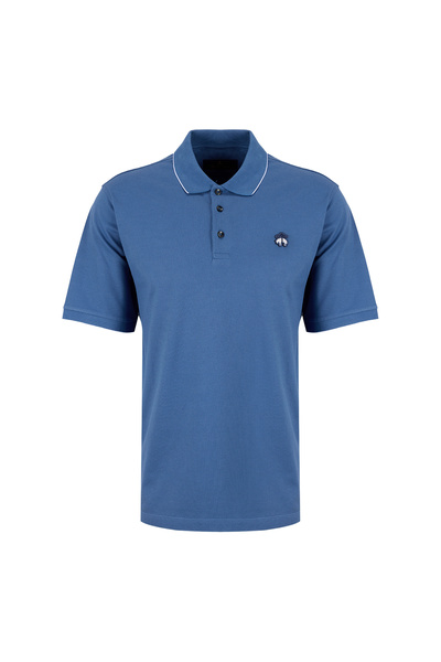 BROOKS BROTHERS Mavi Erkek Nakışlı T-Shirt