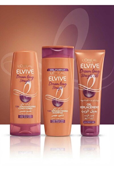 Loreal Elvive Elvive Dream Long Hair Care Set 3 Pieces - Shampoo + Conditione...