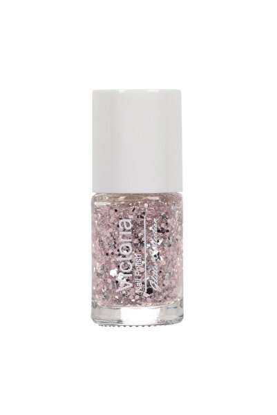 Victoria Ojă clasică pentru unghii, efect glitter, 6 ml – culoare intensă și ...