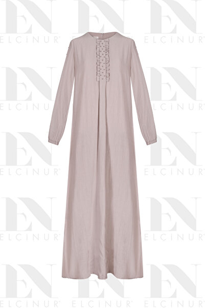 ELÇİNUR 26251 Pearl Detail Dress