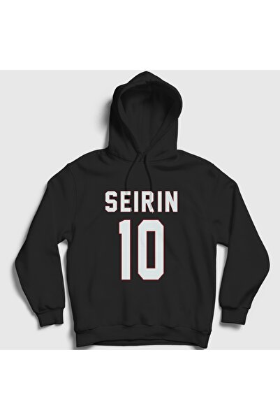 Presmono Unisex Black Taiga Kagami Seirin 10 Kuroko No Basket Hooded Sweatshi...