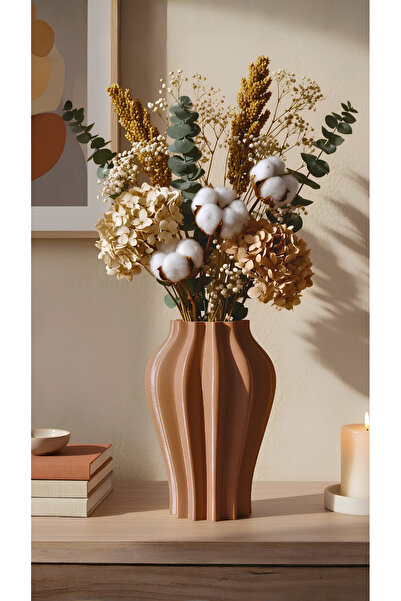END Design Minimalist Nordic Organic Plastic Modern Decorative Vase – 21.5 cm...