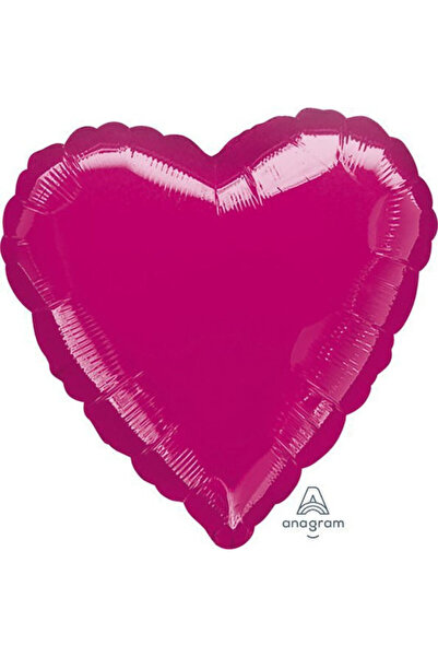 AMSCAN Balon folie inimă fucsia 43cm