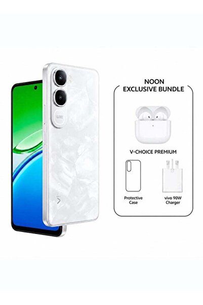 vivo Y31s AI 5G White 8GB RAM 256GB With V-Life TWS And 24 Months - Middle Ea...