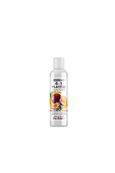SWISS NAVY 4 in 1 Playful Flavors - Wild Passion Fruit Flavored Lubricant - 1...