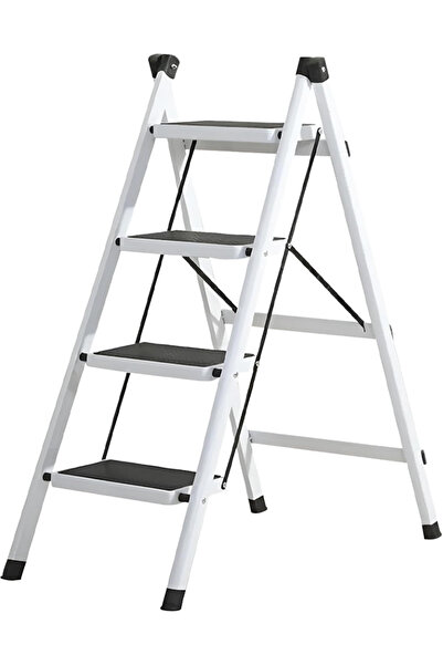 Cady One 3 Step Folding Step Stool with Wide Anti-Slip Pedals Heavy Duty with...