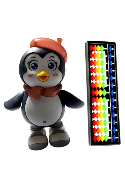 Universal Abac numaratoare copii,stil japonez,13 tije,1.5x6x20 cm/Pinguin muz...