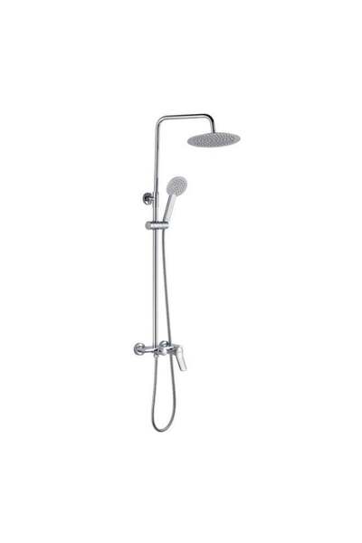 Milano Mita Rain Shower Mixer W/Shower Set Chrome Made In China