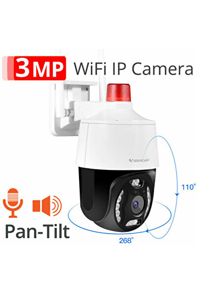 Vstarcam CS 668 Κάμερα Παρακολούθησης IP Wi-Fi Full HD 1080p Αδιάβροχη με Αμφ...