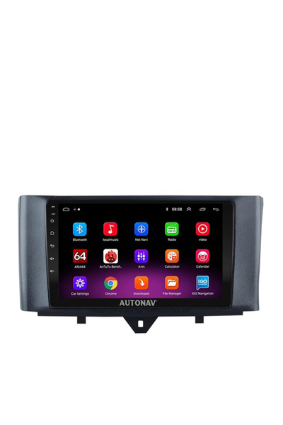 AUTONAV Navigație Android GPS dedicată Smart Fortwo 2010-2014, Model Classic,...