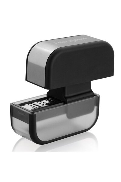 Microplane Razatoare de usturoi, Specialty, inox, compacta, neagra, 8x4x9cm
