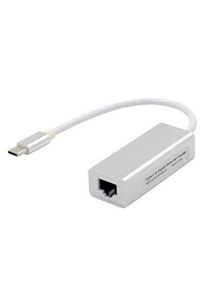 unbranded Αντάπτορας δικτύου ST735, USB-C, 1000Mbps Ethernet, ασημί