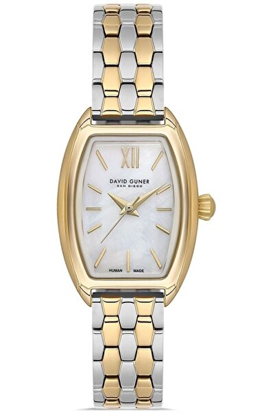 DAVID GUNER Dg-9123La-D1 Design Dial Metal Case 3 Atm Water Resistant Metalli...