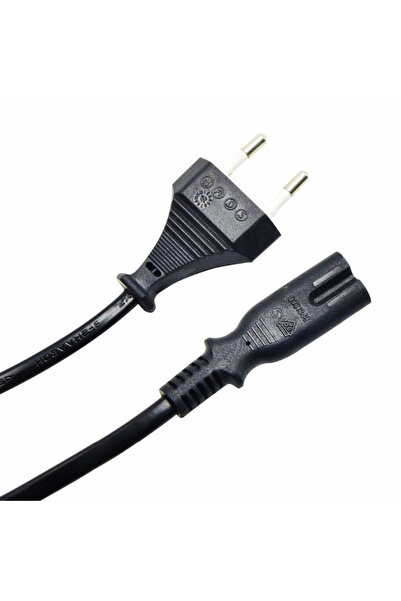 POWERTECH Καλώδιο τροφοδοσίας Euro VDE 2x0.5mm², PVC, copper, 1.5m