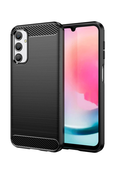 POWERTECH θήκη Carbon MOB-1852 για Samsung Galaxy A24, μαύρη