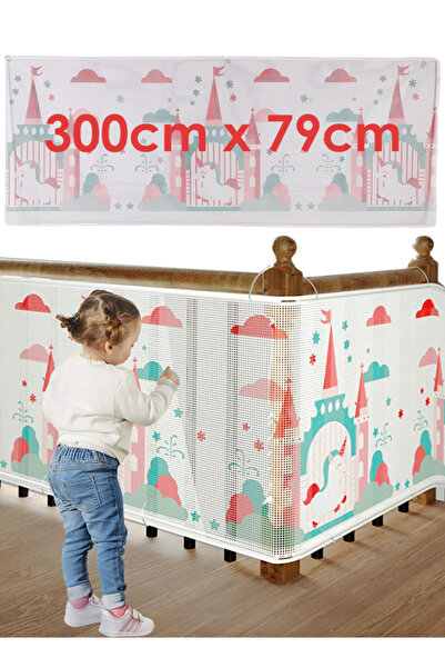 DMYRDH Banister Guard Durable Child Baby Proofing Stairs Rail Safety Net Outd...