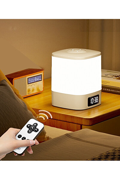 Greentech Şarjlı Saatli Masa ve Gece Lambası / GT-CL10