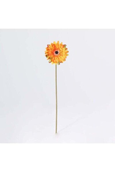Danube Home Fernza Artificial Gerbera Daisy 52cm Orange Decorative Flower Stem