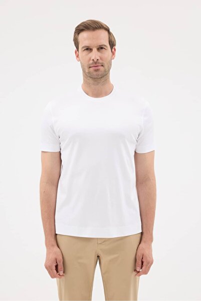 Paşahan Crew Neck 100% Mercerized Cotton Men's T-Shirt