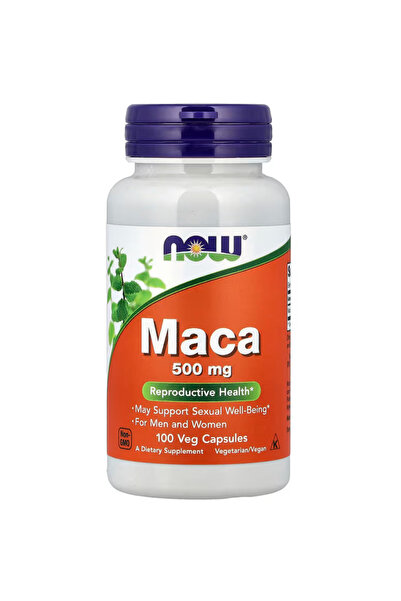 Now Foods Herbal, Maca (Lepidium meyenii) 500 mg, For Men and Women, Reproduc...