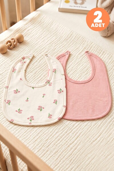 Just inner Baby Girl 2-Piece Cotton Apron with Floral Snap Fasteners, Double ...