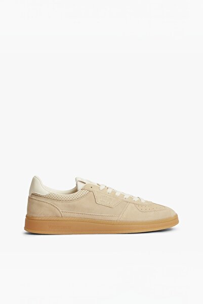 Tommy Hilfiger THE GREENWHCH EDGE SUEDE Erkek Bej Sneakers - EM0EM01732
