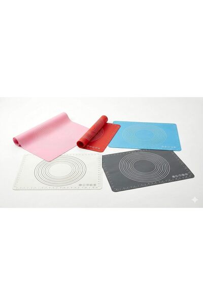 Yıldızan Adn Shop Dough Rolling Mat 50X40 cm and Plastic Cutting and Scraping...