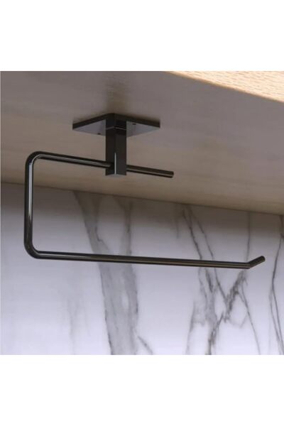 Yıldızan Duca Mall Jouis Towel Rack Black Adhesive Luxury Design Solo Napkin ...