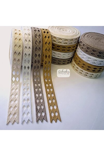 Yıldızan Baklava Patterned Ribbon Embroidery Model |   Embroidery Accessory (...