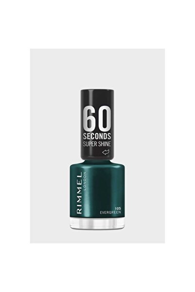 RIMMEL LONDON 60 Seconds Super Shine Nail Polish, 105 Evergreen
