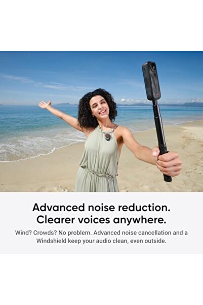 Yıldızan Edl Shop Insta360 Mic Air Transmitter, 7.9g Ultra Light, Wireless Mi...