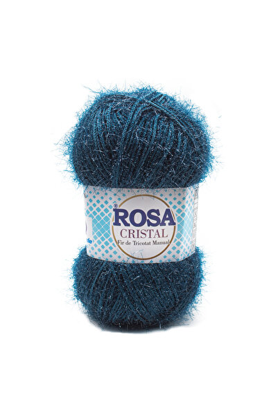 ROSA Bobina fir, 100 gr, de tricotat Cristal 250, 70% Poliester - 30% Sim, al...