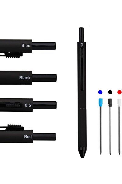 Generic 4-in-1 writing ballpoint pen and mechanical pencil, ballpoint pen wit...