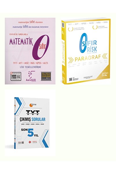 Karekök Yayınları 0 Matematik ve üçdörtbeş 0 risk paragraf soru bankası seti ...