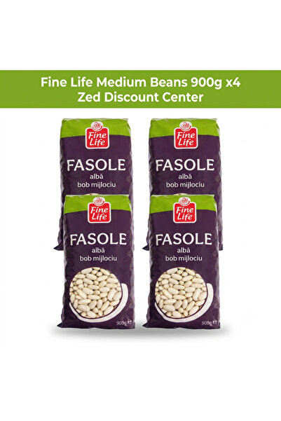 Fine Life Boabe medii 900g x4