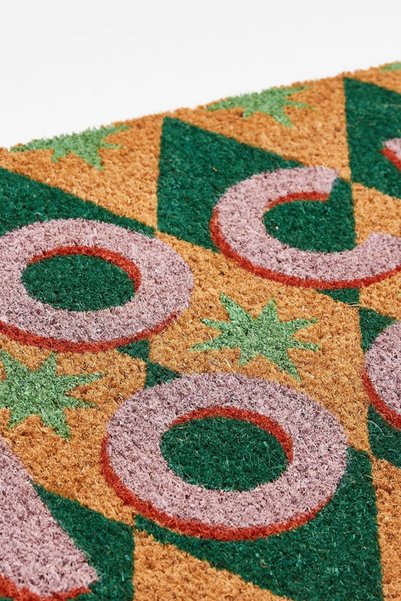 Chalevienne Knock Knock Natural Coconut Fiber (Coir) Door Mat 45X75 cm